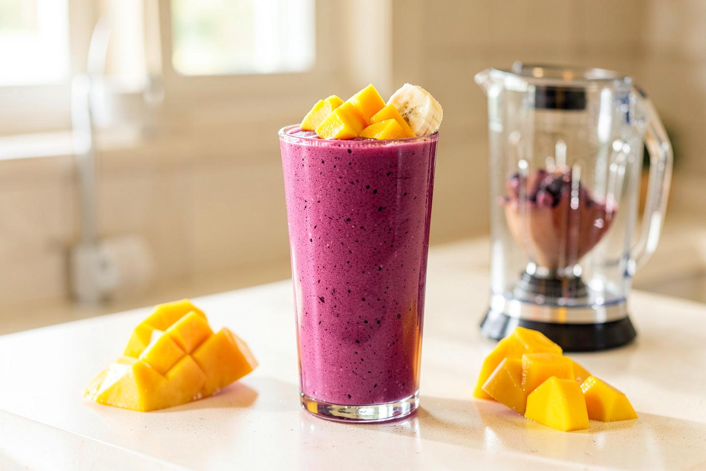 Tropical Acai Collagen Smoothie Recipe for a High-Protein Breakfast